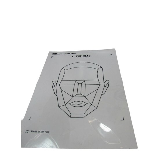 ICS Form Finders Planes of the Face Head Transparency See Through 53599 - Picture 1 of 4